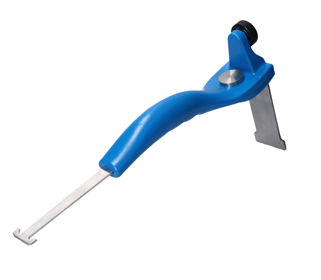 Nástroj pre montáž skla do Al profilov