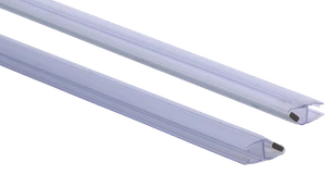 Plastové tesnenia magnetické, 180°, L = 2200 mm - slide 1