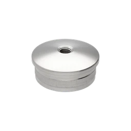 Spodek držáku na trubku ø42.4mm, broušená nerez AISI304