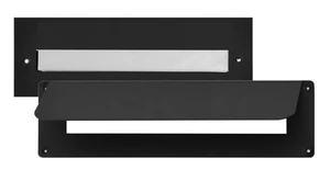 Schránkový vhod, max. formát listu A4, nerez AISI 430/čierna - slide 0