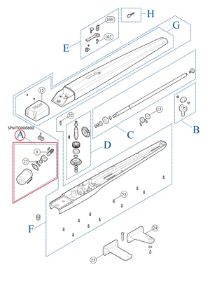 SPMTG08800 kit motora pre TOONA7024 - slide 1