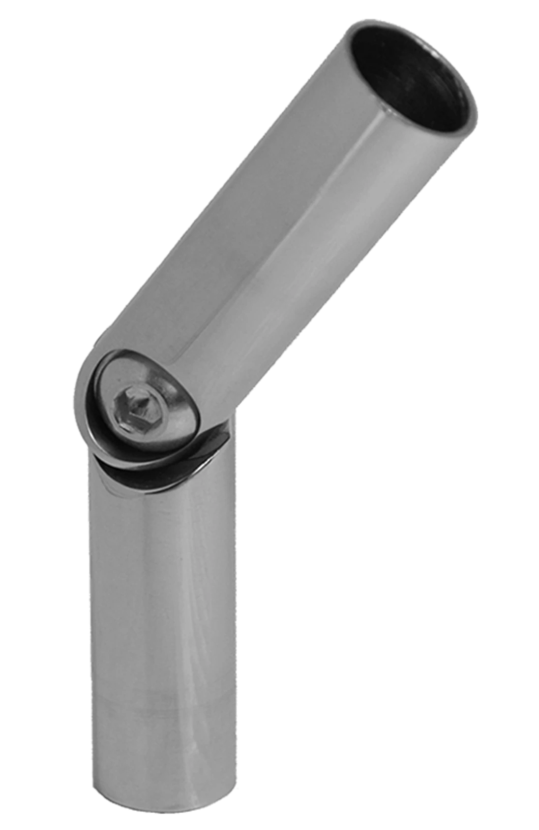 DOPREDAJ spoj s kĺbom ø 12 mm (0-60°), leštená AISI 304