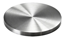 Ukončení ø80mm/H-6mm, broušená nerez AISI304