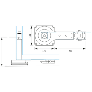 OLTRE1824 pohon pro křídlovou bránu do 1,8m/křídlo, 100 kg/křídlo - slide 3