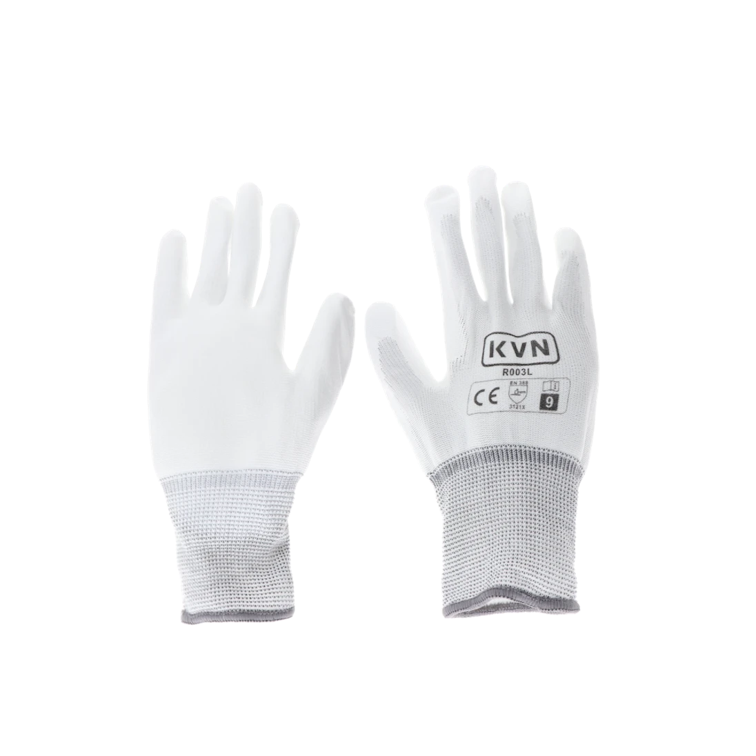 Pogumované rukavice velkosť 9