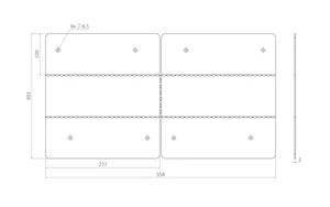 Spojka na hranol 100 x 100 mm, pozinkovaná ocel - slide 9