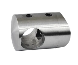 Držiak tyče ø 16 mm na trubku ø 48,3 mm, brúsená AISI 304