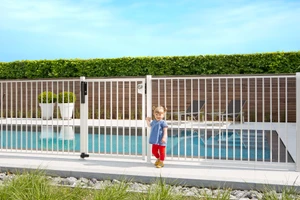 Otočná koule s dětskou pojistkou, hliník, polyamid - slide 2