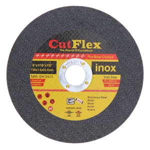 Řezný kotouč na ocel a nerez, 150 x 1,6 x 22,2 mm - slide 0