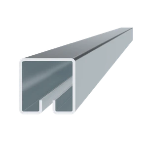 Pozinkovaný profil U 40 x 40 x 6000 mm, s drážkou 7,5 mm - slide 0