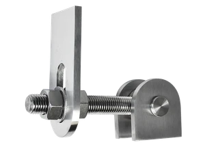 Záves Nastaviteľný M20, otváranie 180°, brúsená AISI 304 - slide 0