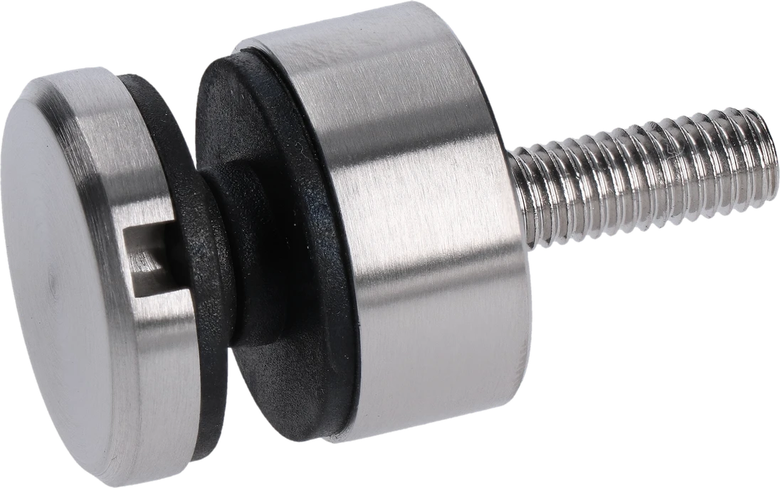 Svorka bodová plochá, sklo 6–12 mm, broušená AISI 304