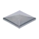 Strieška plechová, pozink, 100 x 100 x 1,5 mm