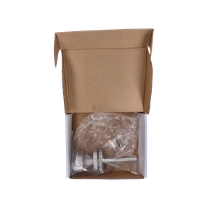 Guľa plochá s oválnou rozetou, pevná, brúsená AISI 304 - slide 3