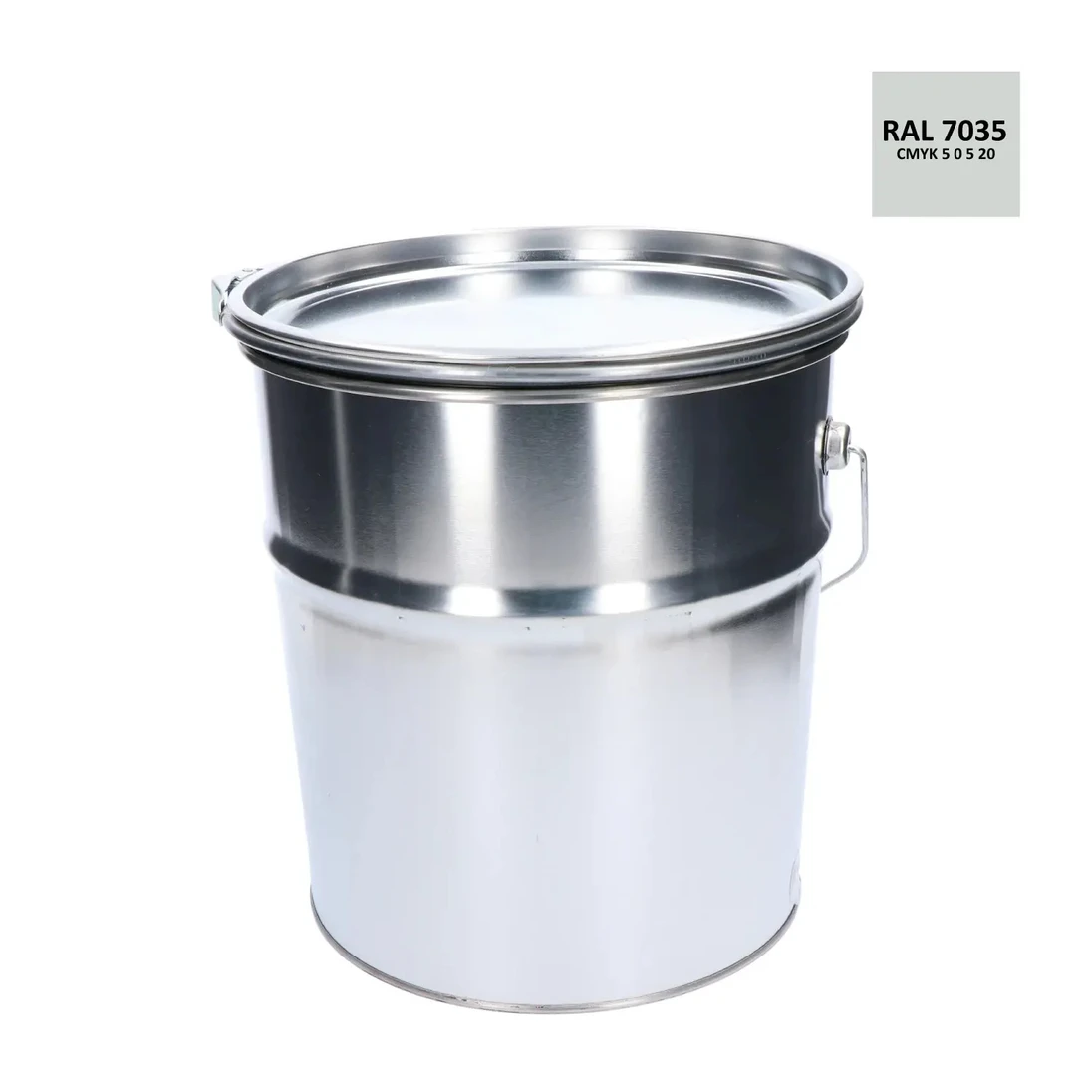 Farba antikorózna polomatná na zinok 20 kg svetlo-sivá