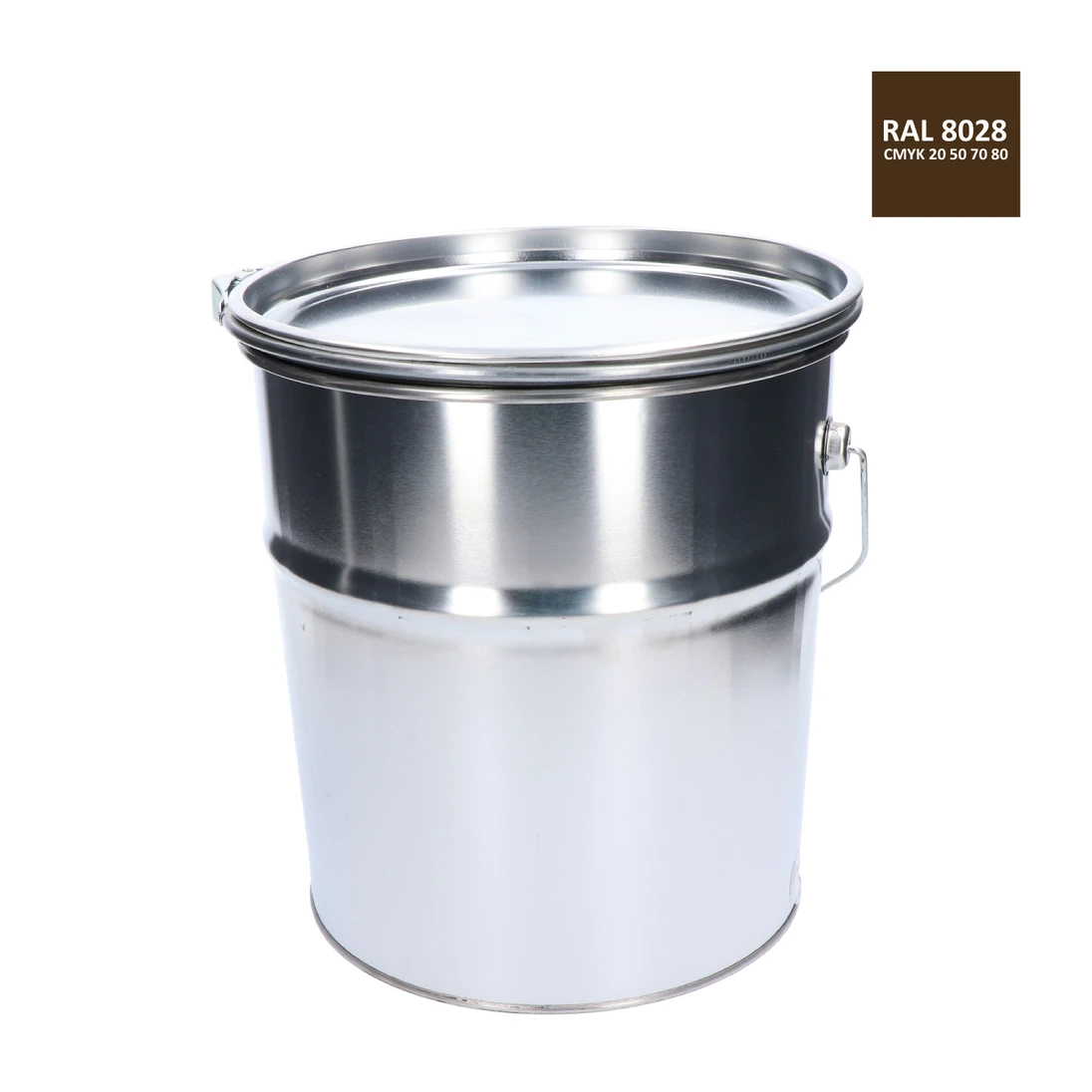 Farba antikorózna polomatná na zinok 10 kg hnedá