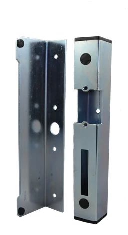 Dorazová kazeta pravá/ľavá, pozinkovaná 280 x 40 x 40 mm