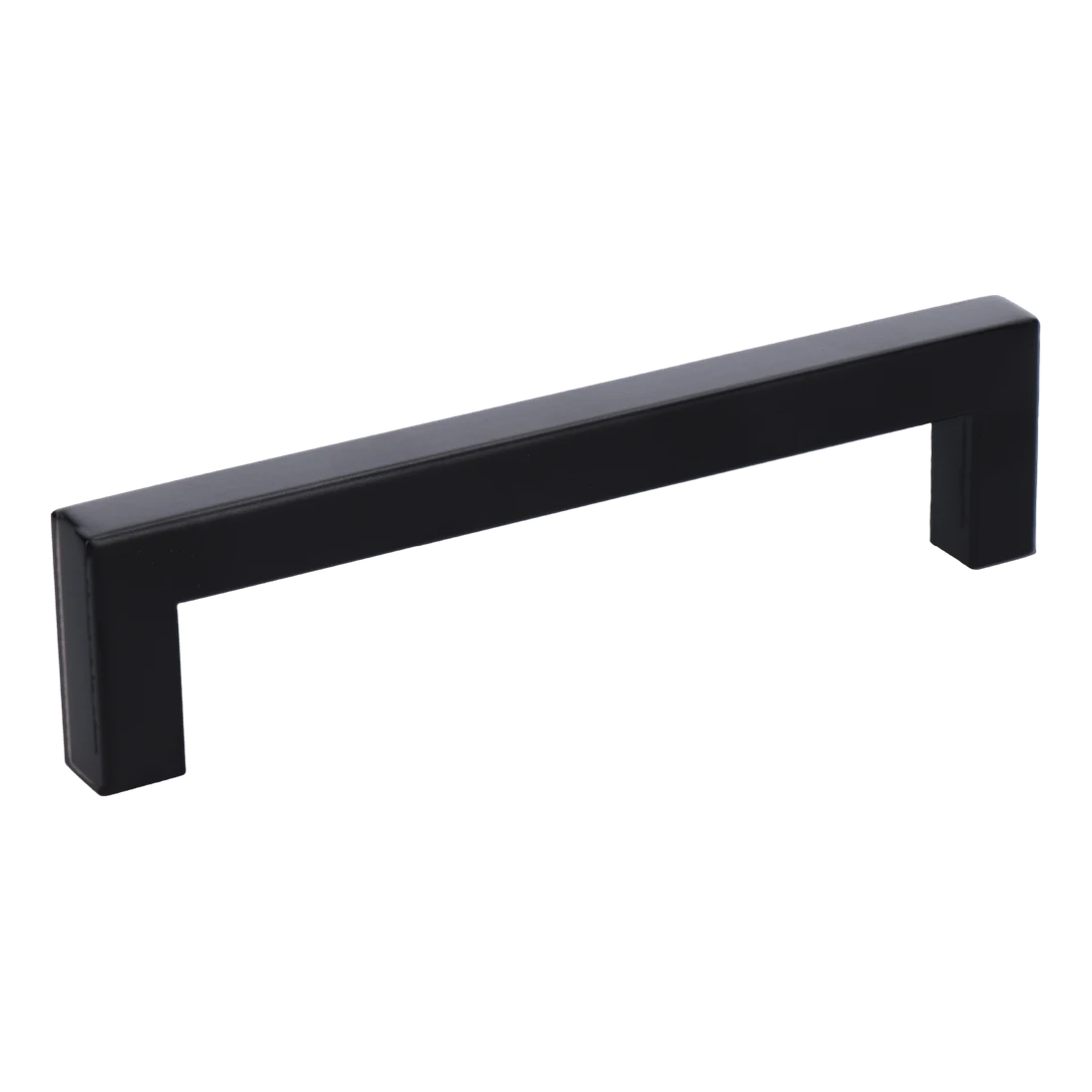 Úchytka pre rozteč 128 mm, dutá, čierna, nerez AISI 304