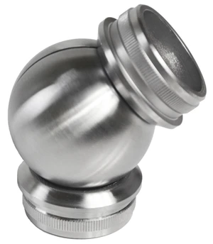 Spojka s kĺbom na trubku ø 42,4 mm, brúsená nerez AISI 304 - slide 0