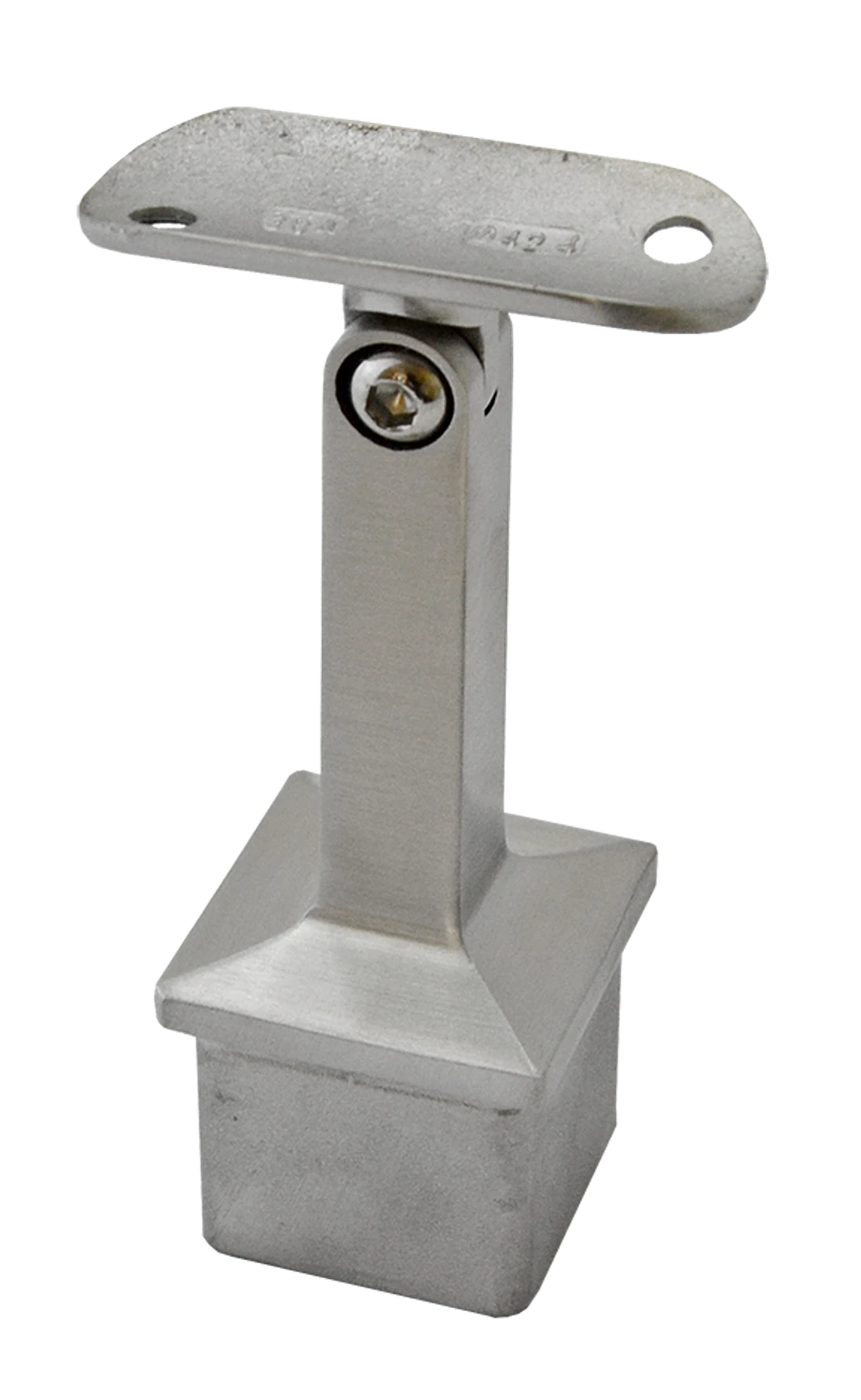 Držák madla ø 42,4 mm s kloubem, broušená nerez AISI 304