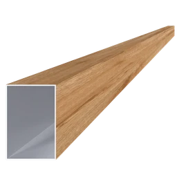 Hliníkový profil 60 x 40 x 1 x 6000 mm, štruktúra BUK