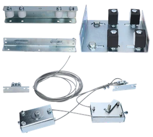 Set pre teleskopickú posuvnú bránu, max. šírka prejazdu 8 m - slide 0