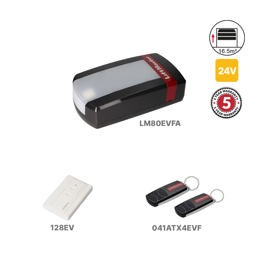 Sada pre garážovú sekcionálnu bránu 16 m2/130 kg