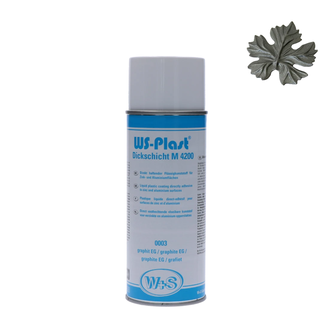 Farba grafit 400 ml s kovosľudovym efektom, na pozink/hliník