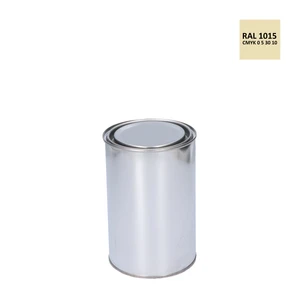 Barva antikorozní polomatná na zinek 1kg světlá slonová kost - slide 0