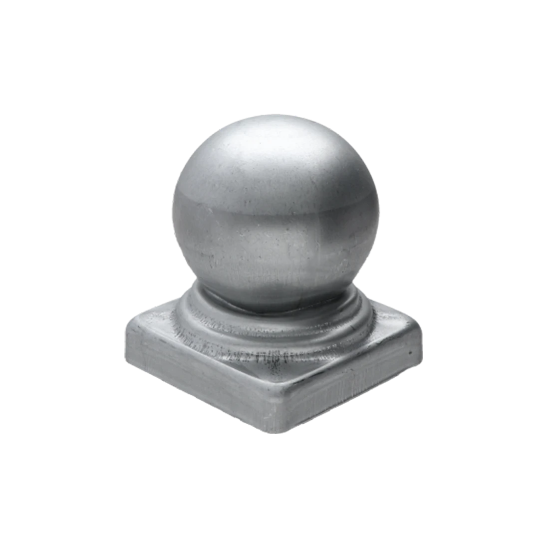 Plechová stříška, 60x60mm s koulí ø 57mm, tloušťka 0.6mm