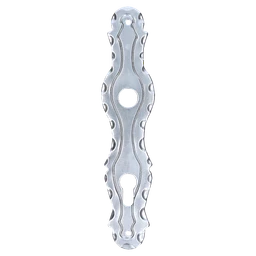 Štít 260 x 57 x 4 mm, rozteč 90 mm, otvor ø 19 mm, pozink