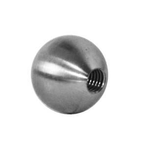 Koule plná se závitem M5 / ø 15 mm, broušená nerez AISI 304 - slide 0