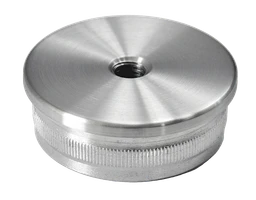 Spodok držiaka madla, M8, ø 48,3 mm, brúsená AISI 304