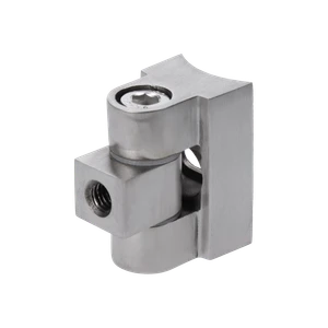 Nastaviteľný záves 0-90° na ø 42,4 mm, brúsená AISI 304 - slide 0