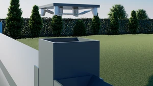 Hliníková zátka, 80 x 80 mm, bez povrchovej úpravy - slide 2