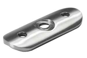 Nadpájacia platňa rovná na ø 42,4 mm, brúsená AISI 316 - slide 0