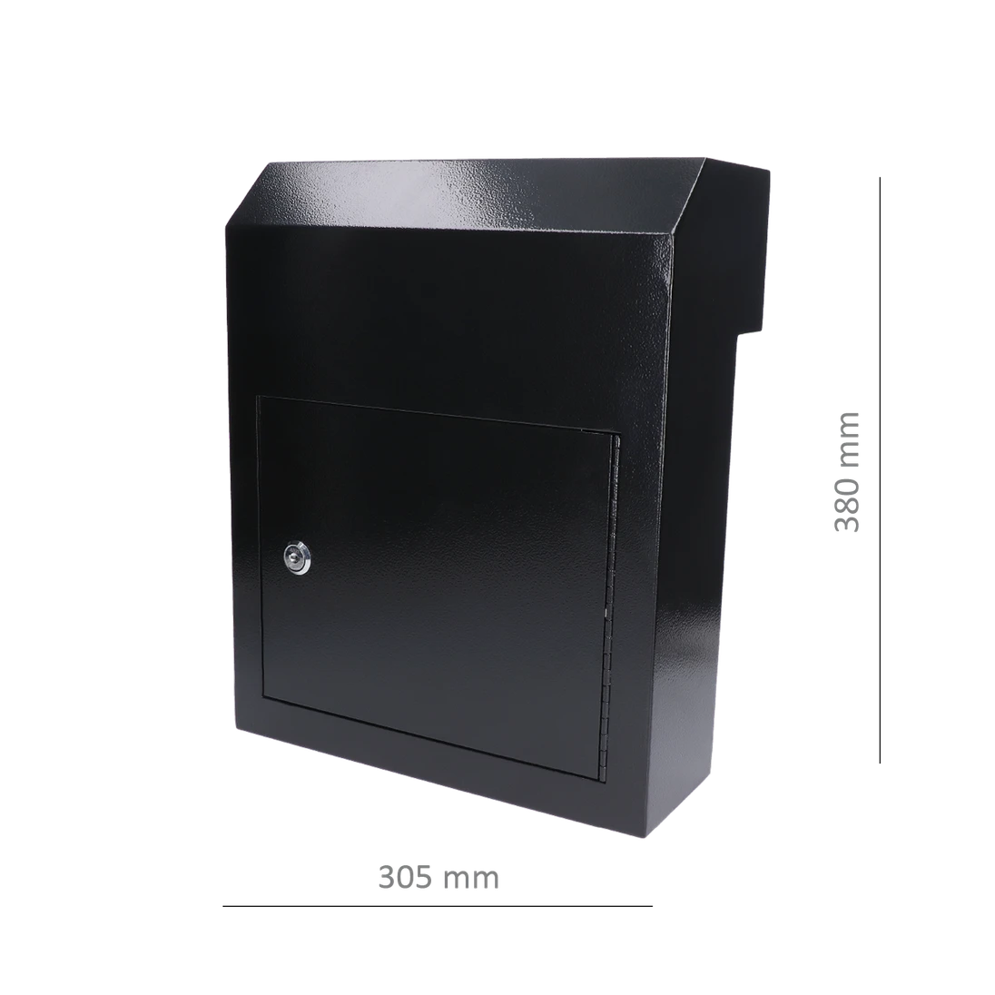 DOPREDAJ pštová schránka, max. formát A4, prášková čierna