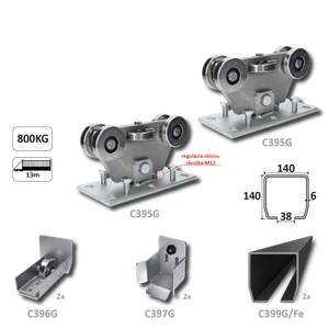 GRANDE samonos do 800 kg/13 m, profil 140 x 140 x 6 mm - slide 1