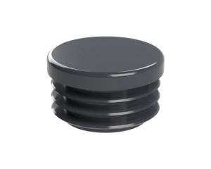 Vnútorná krytka guľatá ø 35 mm, plastová, antracit - slide 1
