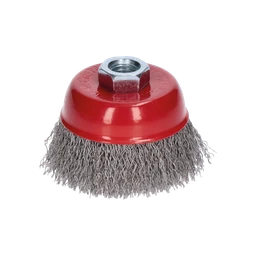 Kartáč hrnčekový ø 75 mm x M14 NEREZ 0,35 mm