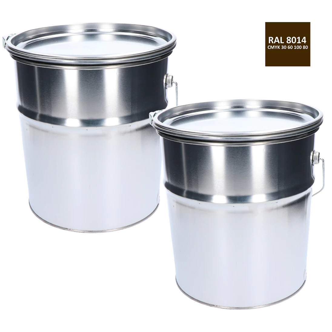 Farba antikorózna polomatná na zinok 20 kg sépiovo-hnedá