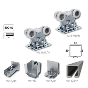 Samonos do 400 kg/5 m, profil 80 × 80 × 5 mm, Zn - slide 0
