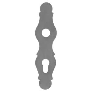 Štítek kovaný H 190 x L 52 mm, rozteč děr 72 mm - slide 1