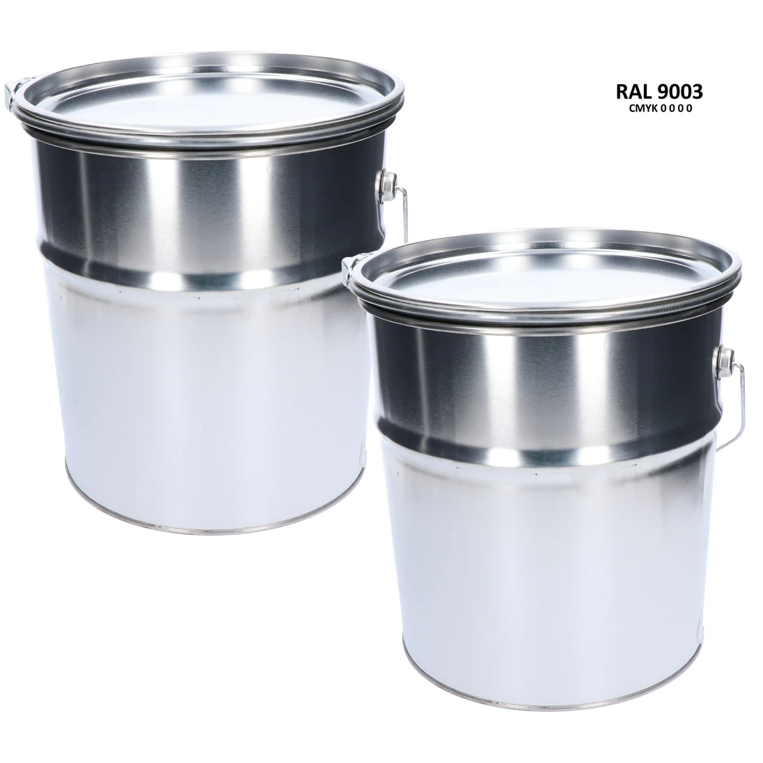 Farba antikorózna polomatná na zinok 20 kg biela