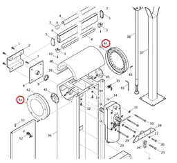 570COPE019A00 nahradný kryt majáku ALT424