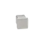 Ukončení na jekl 20x20x1,5 mm, broušená nerez K320 / AISI304