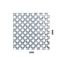 Děrovaný Fe plech tkanina, otvor 10 x 10 mm, rozteč 17 mm