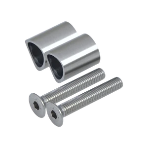 Prechod medzi stĺpom ø 33,7 mm a platňou, L = 25 mm - slide 0