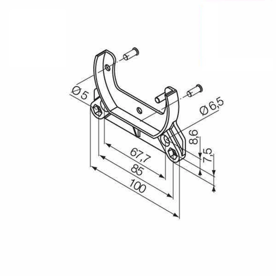 Držiak trubkových motorov NEO M NHK/ERA M NHK
