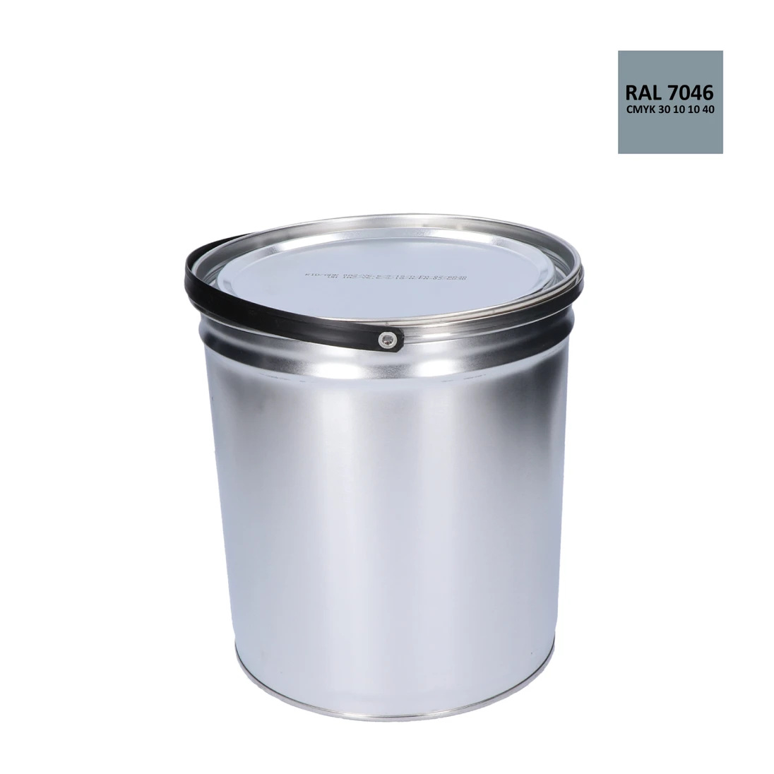 Barva antikorozní polomatná na zinek 5 kg šedá 2